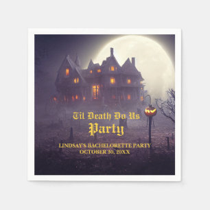 Serviette En Papier Bachelorette d'Halloween