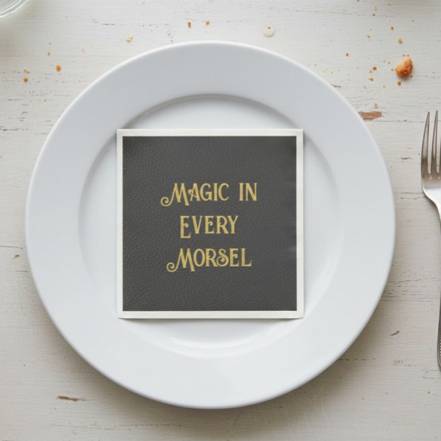 Serviette En Papier Bachelorette d'or Mystique personnalisée (Créateur téléchargé)