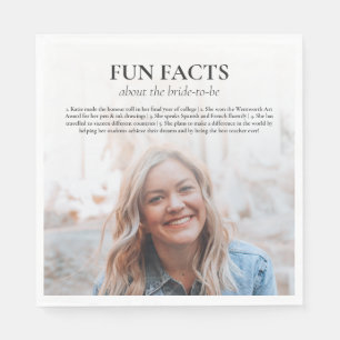 Serviette En Papier Bachelorette Fête des mariées mariée pour être amu