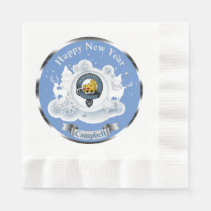 Serviette En Papier Badge de clan Campbell personnalisé hiver