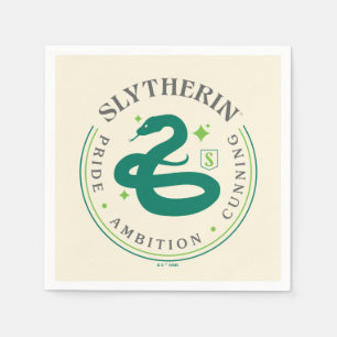 Serviette En Papier Badge de fierté de la maison SLYTHERIN™ serpent ve