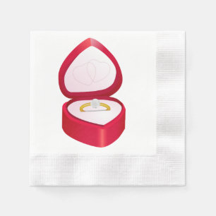 Serviette En Papier Bague fiançailles