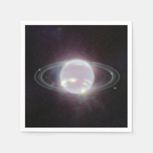 Serviette En Papier Bagues JWST de la planète Neptune