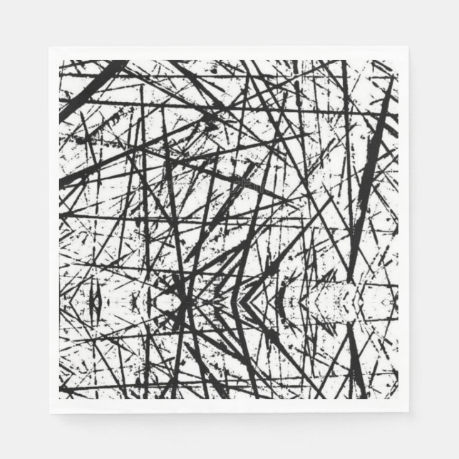 Serviette En Papier Baguettes (Devant)