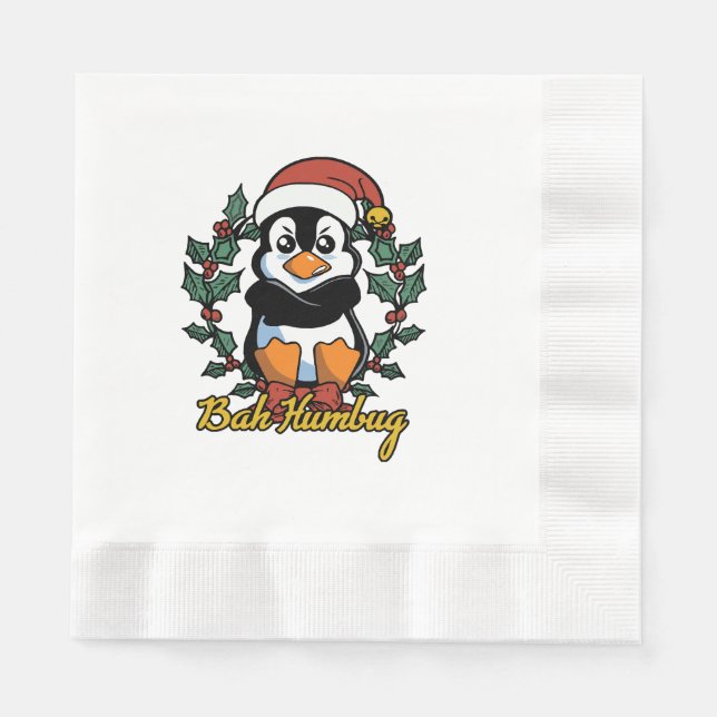 Serviette En Papier Bah Humbug (Devant)