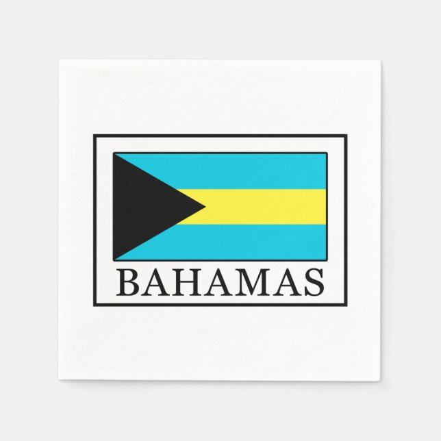 Serviette En Papier Bahamas (Devant)