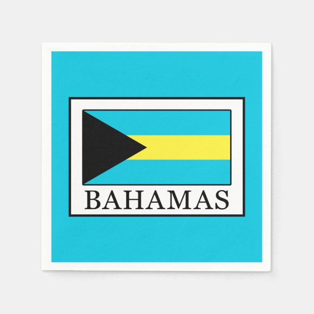 Serviette En Papier Bahamas (Devant)