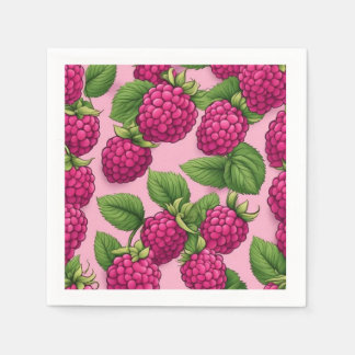 Serviette En Papier Baie rose