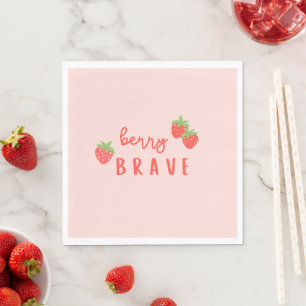 Serviette En Papier baies courageuse enfance cancer malade enfants mig