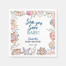 Baignoire en coquillages Baby Shower