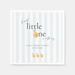 Serviette En Papier Bain de bébé Élégant Citron Citrus Mignon