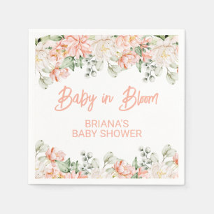 Serviette En Papier Bain de bébé neutre ivoire beige pêche