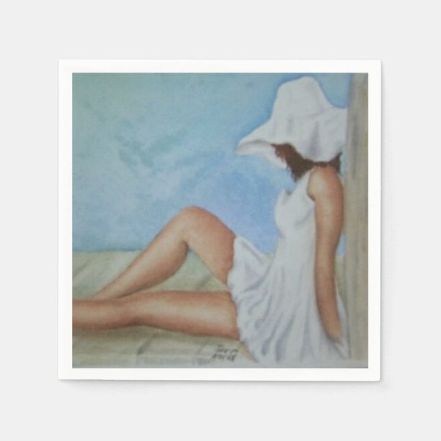 SERVIETTE EN PAPIER BAIN PAPIER DE BEAUTÉ NAPKINS (Devant)