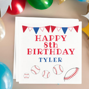 Serviette En Papier Bal Ball Boy Fête d'Anniversaire de baseball migno