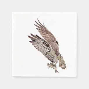 Serviette En Papier Balbuzard pêcheur