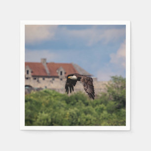 Serviette En Papier Bald Eagle en passant par Fort Ticondéroga