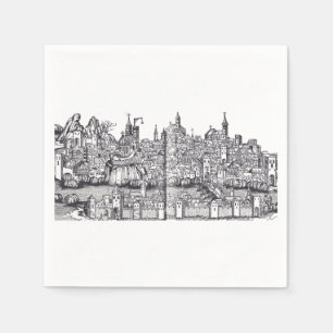 Serviette En Papier Bâle ville du nord-ouest de la Suisse