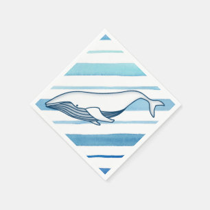 Serviette En Papier Baleine