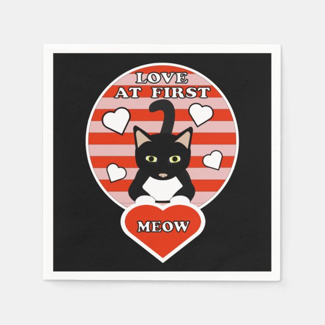 Serviette En Papier Balise cadeau (Devant)