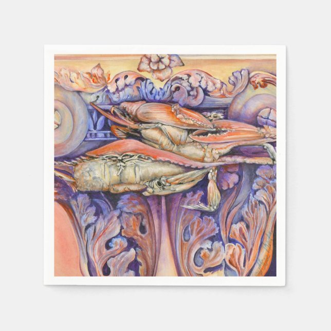 Serviette En Papier Balise de lecture Spike and Curly (Devant)