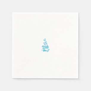 Serviette En Papier Ball Blue, Medium Turquoise design décoratif