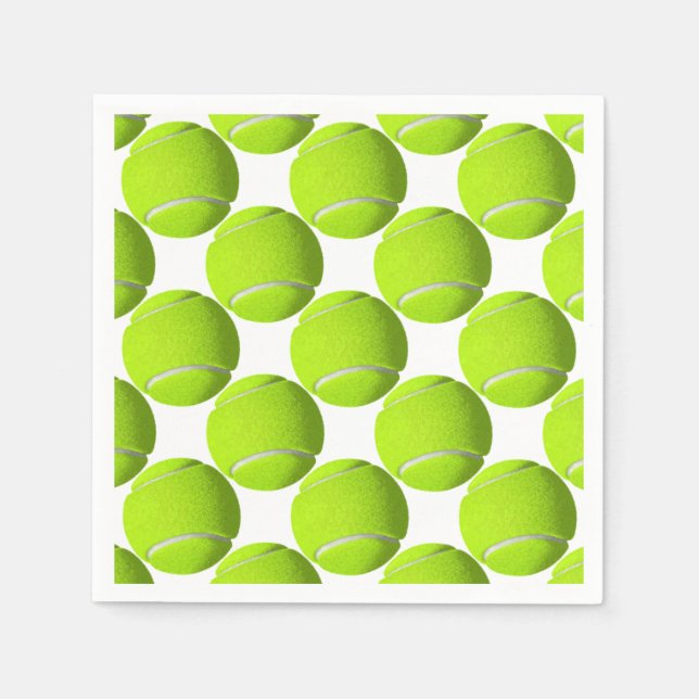 Serviette En Papier Balle de tennis (Devant)
