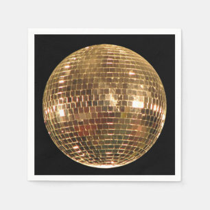 Serviette En Papier Balle Disco 2 en miroir