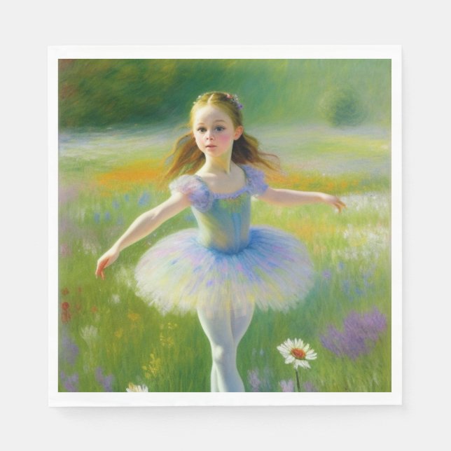 Serviette En Papier Ballerina (Devant)