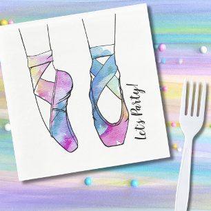 Serviette En Papier Ballerina Ballet fête d'anniversaire