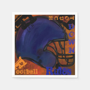 SERVIETTE EN PAPIER BALLON DE FOOT AMÉRICAIN