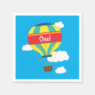 Serviette En Papier Balloon chaud Couleur du matin