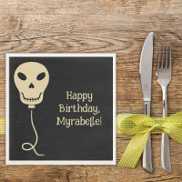 Ballotte crâne Goth fête d'anniversaire