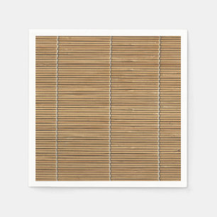 Serviette En Papier Bambou Mat Cocktail standard Napkin