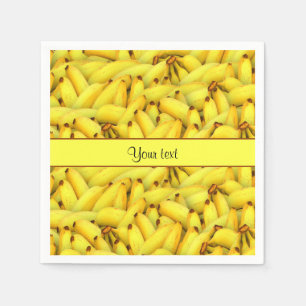 Serviette En Papier Bananes