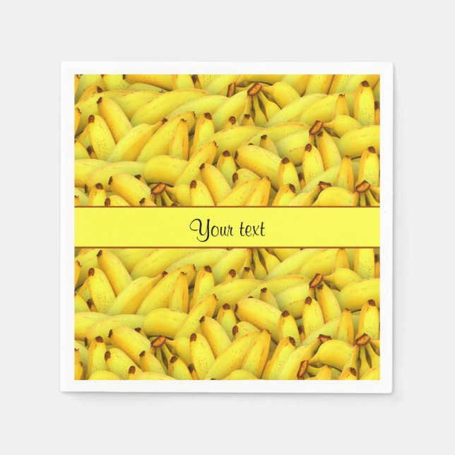 Serviette En Papier Bananes (Devant)