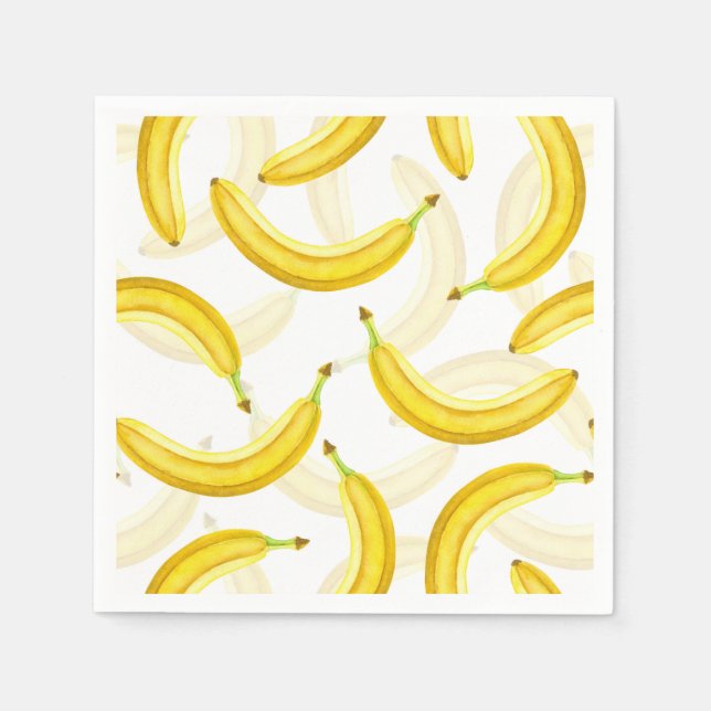 Serviette En Papier Bananes (Devant)