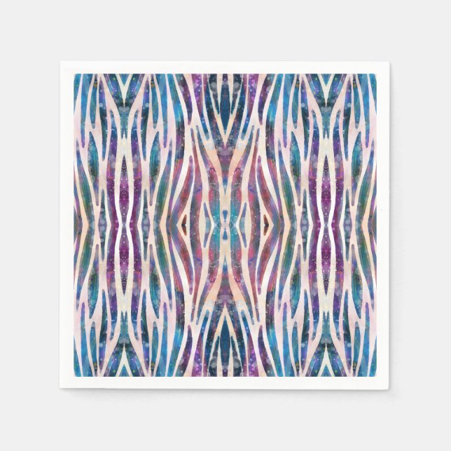 Serviette En Papier Bande animale sauvage (Devant)