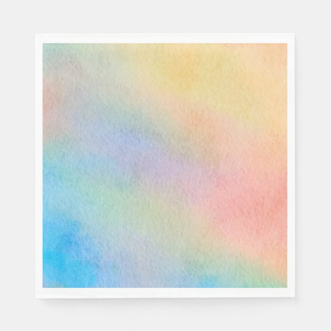 Serviette En Papier Bande de ballons dessinés par Elephant Pastel pour (Devant)