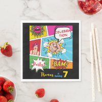 Bande dessinée pop art anniversaire