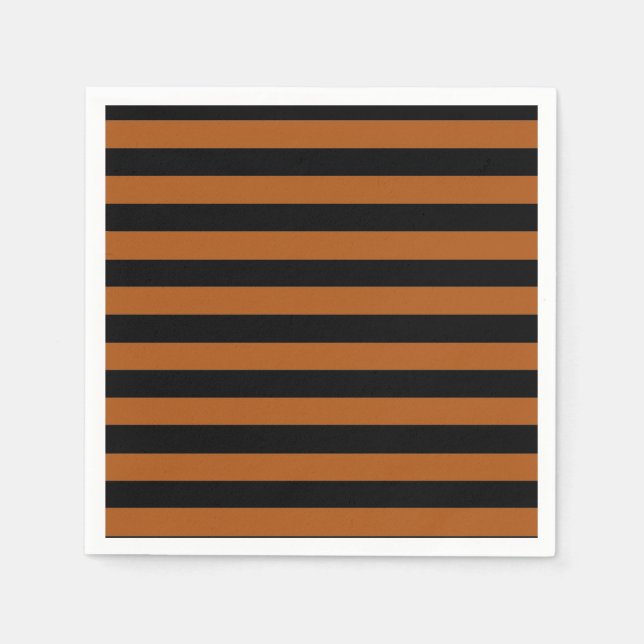 Serviette En Papier Bandes d'Halloween (Devant)