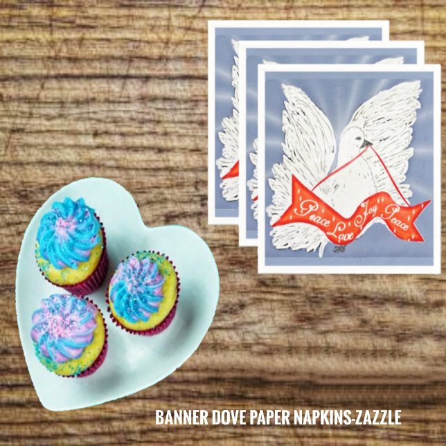Serviette En Papier Banner Dove (Créateur téléchargé)