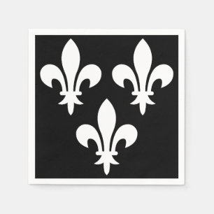 Serviette En Papier Bannière Médiévale de France