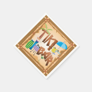 Serviette En Papier Bar Tiki