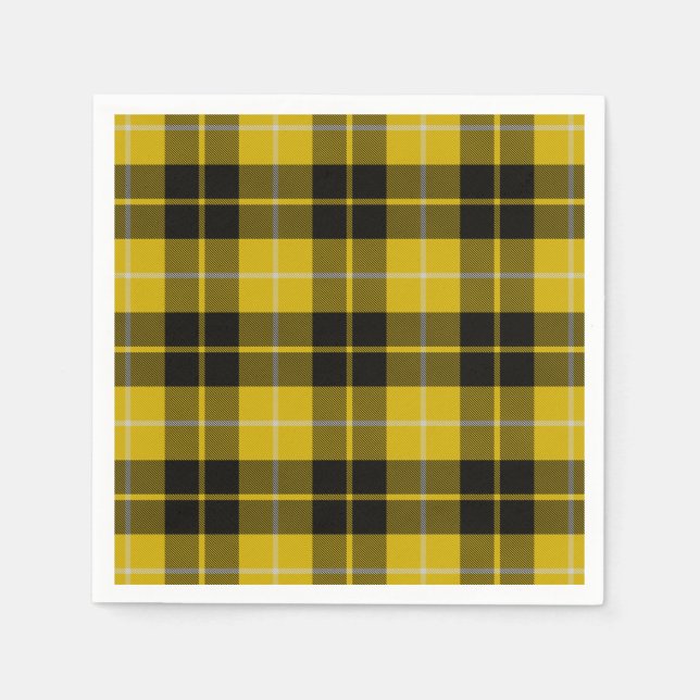 Serviette En Papier Barclay robe Tartan (Devant)