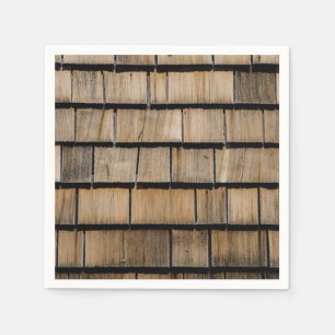Serviette En Papier bardeaux de bois