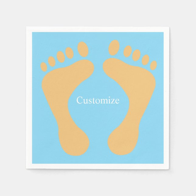 Serviette En Papier Barefoot Beach Bum Thunder_Cove (Devant)