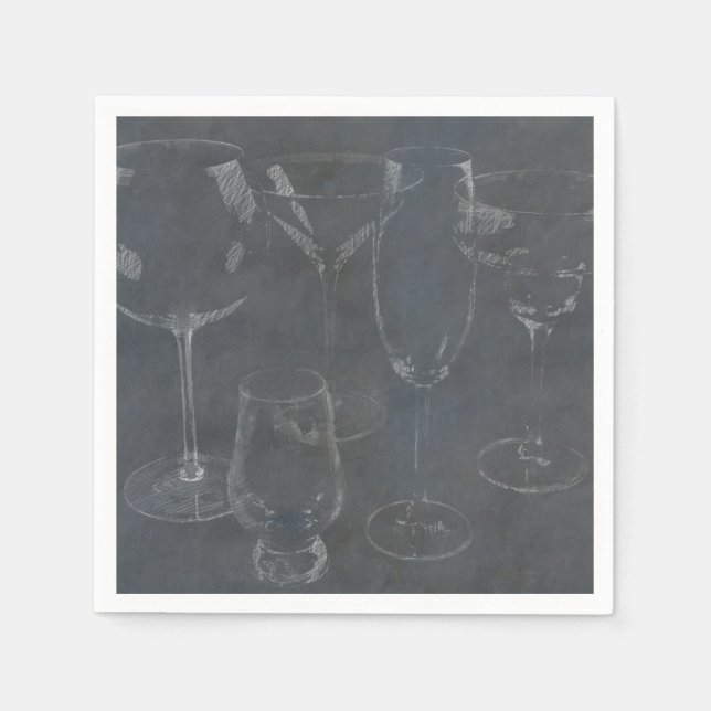Serviette En Papier Barware en verre (Devant)