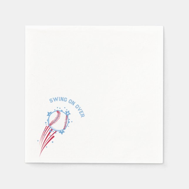 Serviette En Papier Baseball Sportday pour les enfants (Devant)