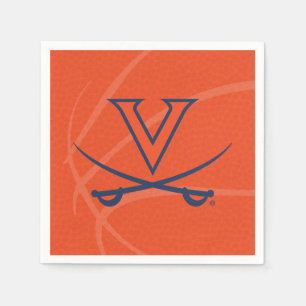 Serviette En Papier Basket-ball des Cavaliers de Virginie