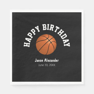 Serviette En Papier Basket-ball Thème Anniversaire Party Napkins Vaiss
